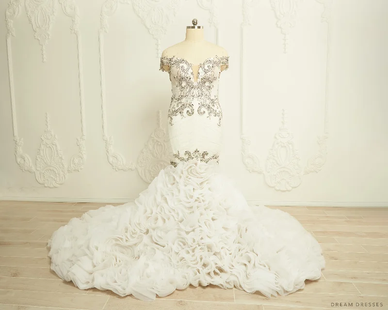 Wedding dress: what to wear help guide--Rhinestones Mermaid Wedding Dress (#Sharina) Wedding dress: what to wear help guide--Rhinestones Mermaid Wedding Dress (#Sharina)