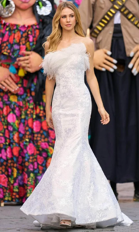 Wedding dress: style guide for events--Sherri Hill 55327 - Strapless Dress