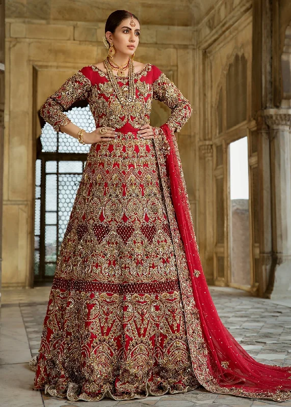 Wedding dress rooftop party look unique--Bridal Wear Pakistani Designer Lehenga choli