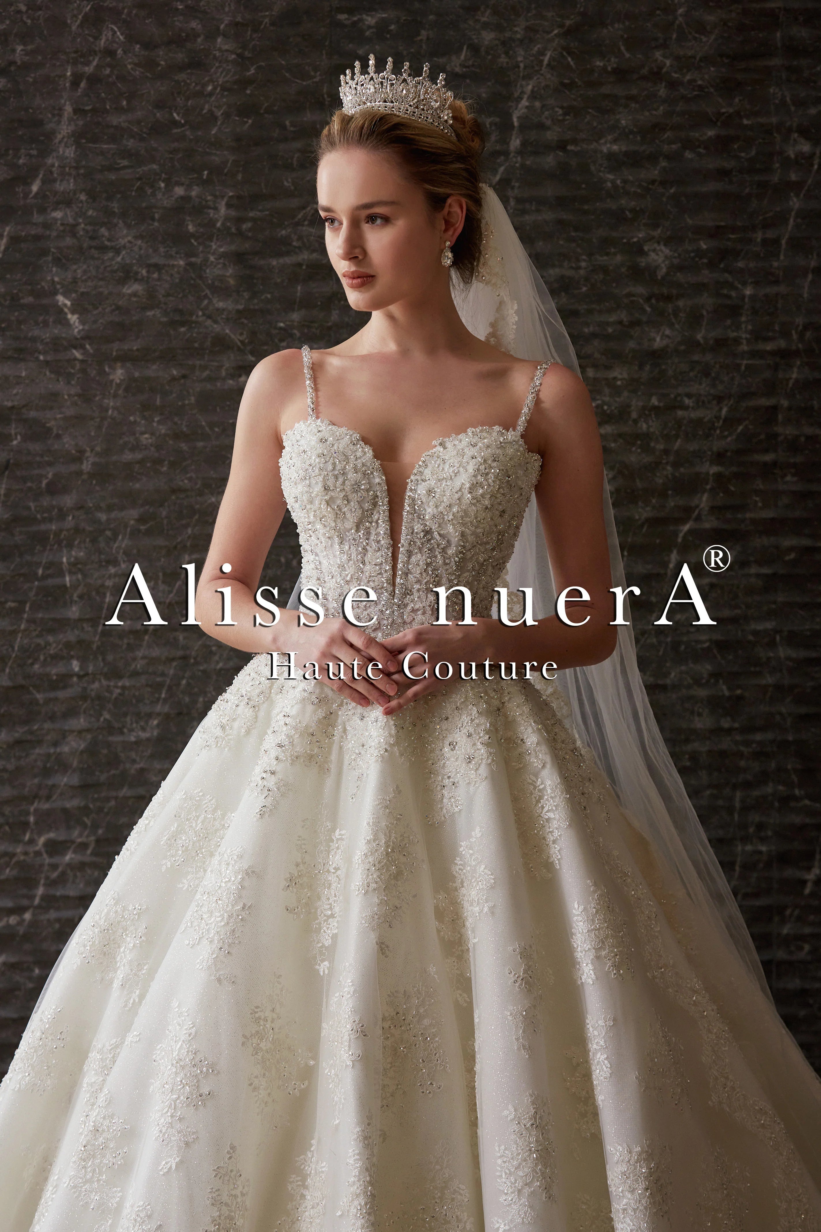 Dress for wedding dazzling style gorge--Sparkly Rhinestone Strap Lace Embroidered Ball Gown Wedding Dress Dress for wedding dazzling style gorge--Sparkly Rhinestone Strap Lace Embroidered Ball Gown Wedding Dress