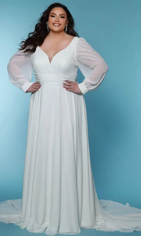 Dress for wedding joyous occasion great--Sydney's Closet Bridal SC5320 - Chiffon A-line Gown Dress for wedding joyous occasion great--Sydney's Closet Bridal SC5320 - Chiffon A-line Gown
