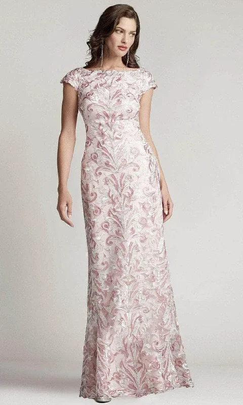 Wedding dress that is unforgettable magic--Tadashi Shoji BUE90602L - Cap Sleeve Bateau Neck Formal Gown Wedding dress that is unforgettable magic--Tadashi Shoji BUE90602L - Cap Sleeve Bateau Neck Formal Gown