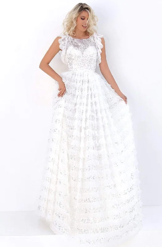 Wedding dress inverted triangle best fit--Tarik Ediz 50711