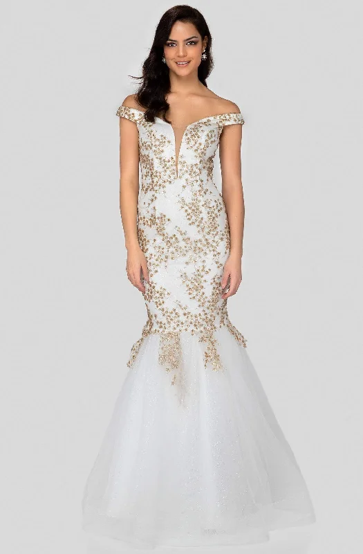 Wedding dress with tights winter special--Terani Couture 1911P8646 - Embellished Mermaid Gown Wedding dress with tights winter special--Terani Couture 1911P8646 - Embellished Mermaid Gown