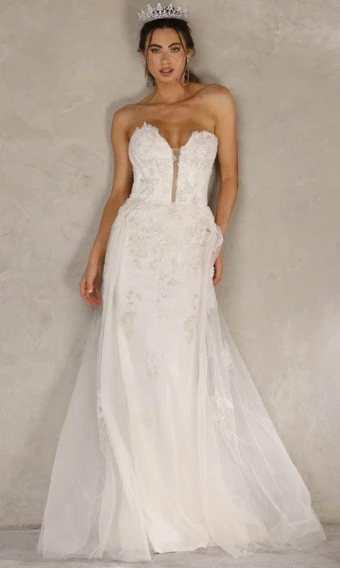 Wedding dress geometric patterns modern now--Terani Couture 2111P4055