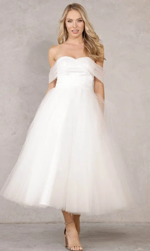 Wedding dress with a halter neckline unique--Terani Couture 2215P0035