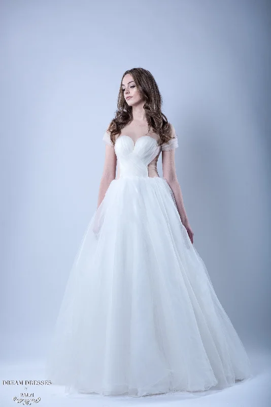 Wedding dress: on a tight budget wow--Tulle Ball Gown Wedding Dress (#Kennadie)