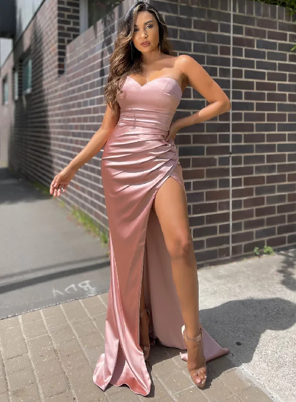 evening gowns with side appliques-Bridget Dress JX5060 by Jadore Evening