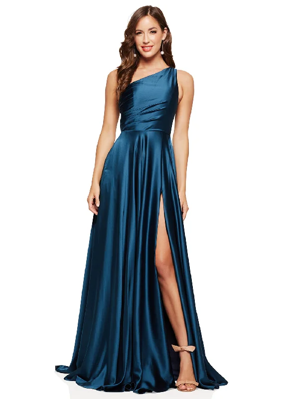 evening gowns with side pleating-Kalita Dress JX5012 by Jadore Evening